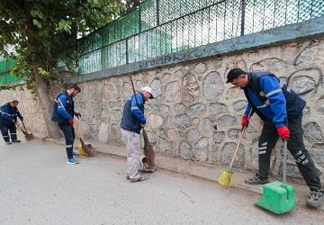 Buca'da köşe bucak temizlik