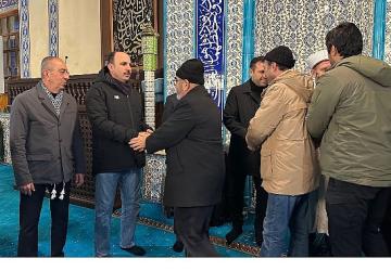Başkan Altay, Filistin'e Destek İçin Yeni Yılın İlk Sabah Namazında Konyalılarla Buluştu