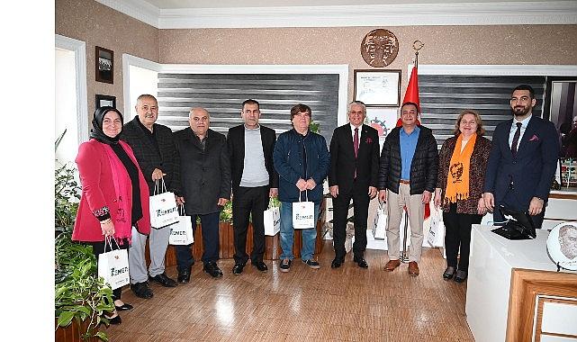 Muhtarlardan Başkan Topaloğlu'na ziyaret