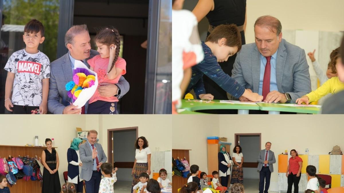 İl Milli Eğitim Müdürü Ali Tosun anaokulu öğrencilerini ziyaret etti İl Milli Eğitim Müdürü Ali Tosun anaokulu öğrencilerini ziyaret etti