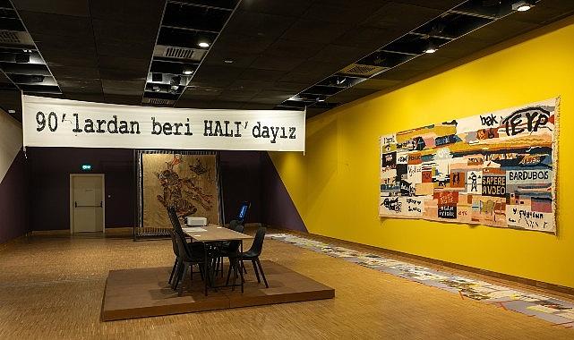 “90'lardan Beri Halı'dayız" sergisi Salt Beyoğlu'nda ziyarete açıldı.