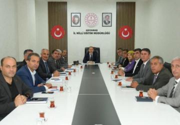 Adıyaman’da ‘Haftalık Eğitim Değerlendirme Toplantısı’ yapıldı