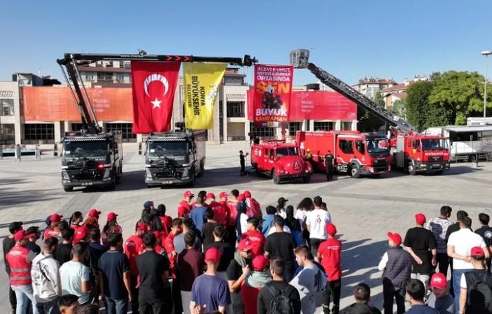 Konya’da İtfaiye Haftası Etkinlikleriyle Afet Bilinci Aşılandı Konya’da İtfaiye Haftası Etkinlikleriyle Afet Bilinci Aşılandı