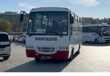 Menemen'de ulaşımın yıldızı ücretsiz ring servisler