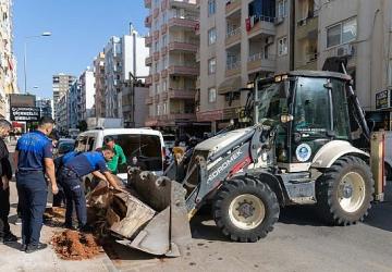 Yenişehir'de kaldırım işgallerine geçit yok