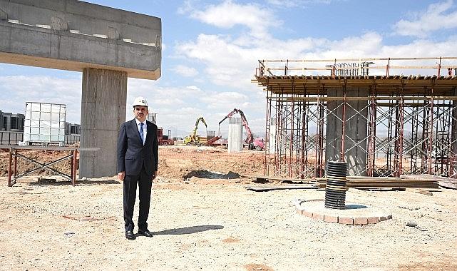 Başkan Altay İnşası Süren TÜMOSAN Kavşağı'nda İncelemelerde Bulundu