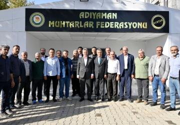 İl Emniyet Müdürü Nazman muhtarlarla bir araya geldi, şehit ailesini ziyaret etti