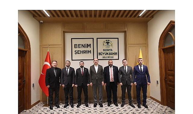 Suriyeli Heyet Başkan Altay'ı Ziyaret Etti, “Konya Modeli Belediyecilik" Hizmetlerini İnceledi