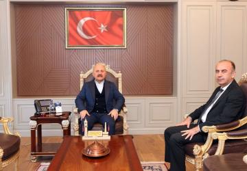 Vali Osman Varol, Rektör Prof. Dr. Mehmet Keleş ile bir araya geldi