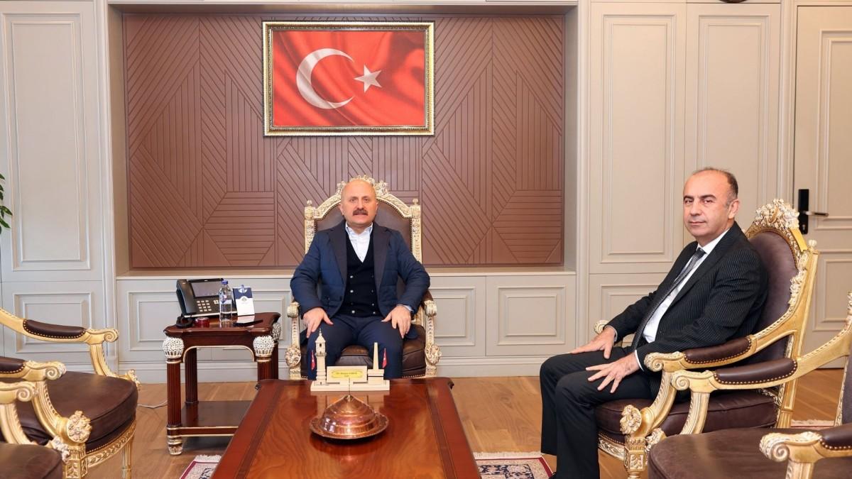 Vali Osman Varol, Rektör Prof. Dr. Mehmet Keleş ile bir araya geldi