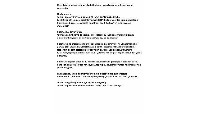 Torbalı'da Kağıt Fabrikasına Karşı Direniş Büyüyor: 60 Muhtar Tek Yürek Oldu