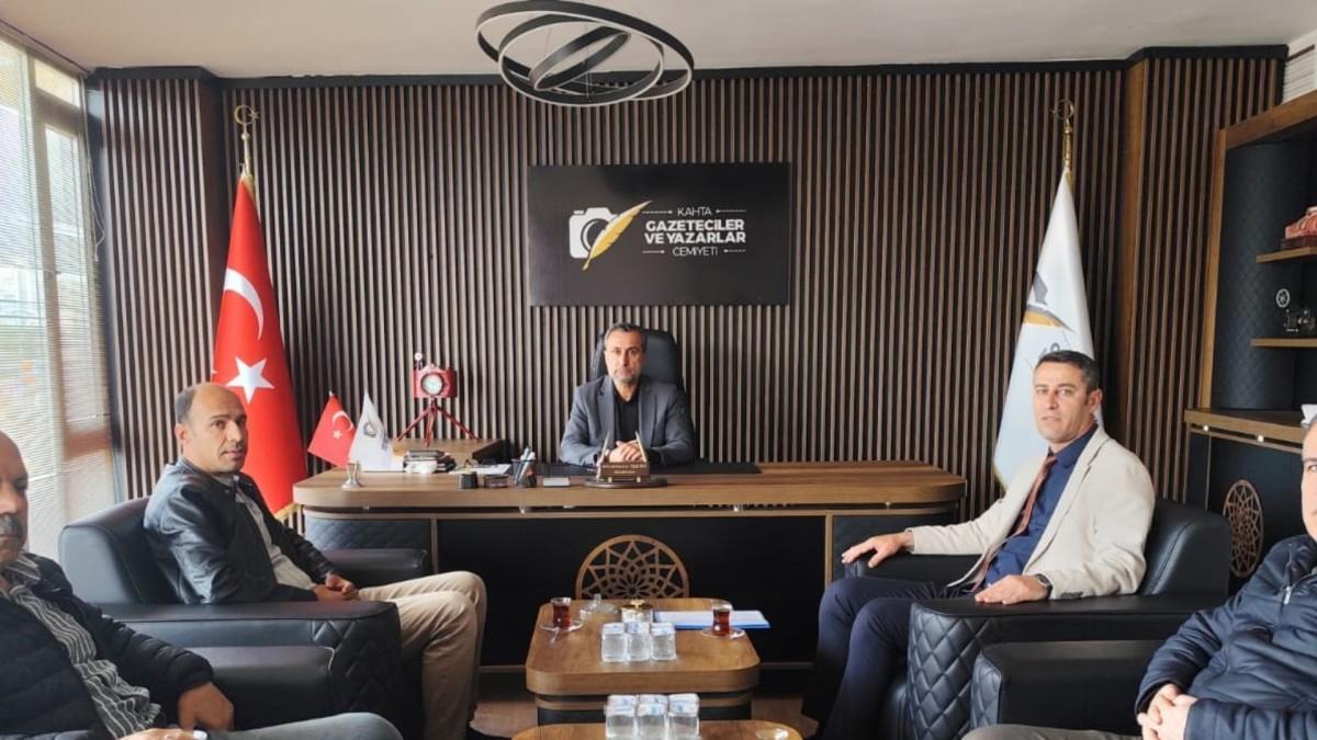 Kahta İlçe Tarım ve Orman Müdürü Yıldırım gazetecilerle bir araya geldi