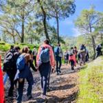 Efes Mimas Yolu'nda bahar yürüyüşü