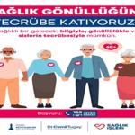 60+ Deneyim sağlık için gönüllü oluyor
