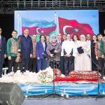 40 yıllık kardeşlik şarkılarla kutlandı