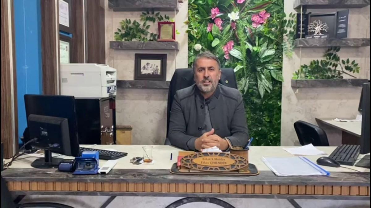 Başkan Çimenden’den Ağaç İşleri Esnaf Odası’nın kuruluş yıl dönümü mesajı