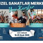 Güzel Sanatlar Merkezi'nde Yeni Dönem Kursları Başlıyor