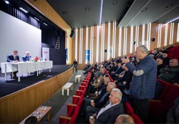 Muhtarlarla çözüm masası Kemalpaşa'da kuruldu