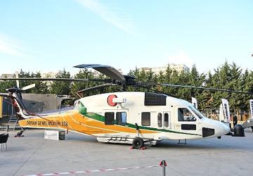 Türkiye'nin ilk yerli yangın söndürme helikopteri tanıtıldı