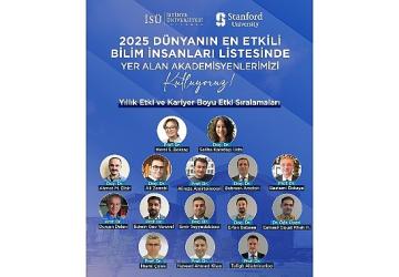 Stanford Üniversitesi'nin “Dünyanın En Etkili Bilim İnsanları" listesinde İstinye Üniversitesi'nden 15 akademisyen yer aldı