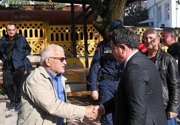 Başkan Aydın'ın Cuma Durağı Bu Kez Çağlayan Mahallesi Oldu