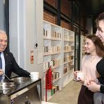 Başkan Şadi Özdemir'den finaller öncesi gençlere moral ziyareti