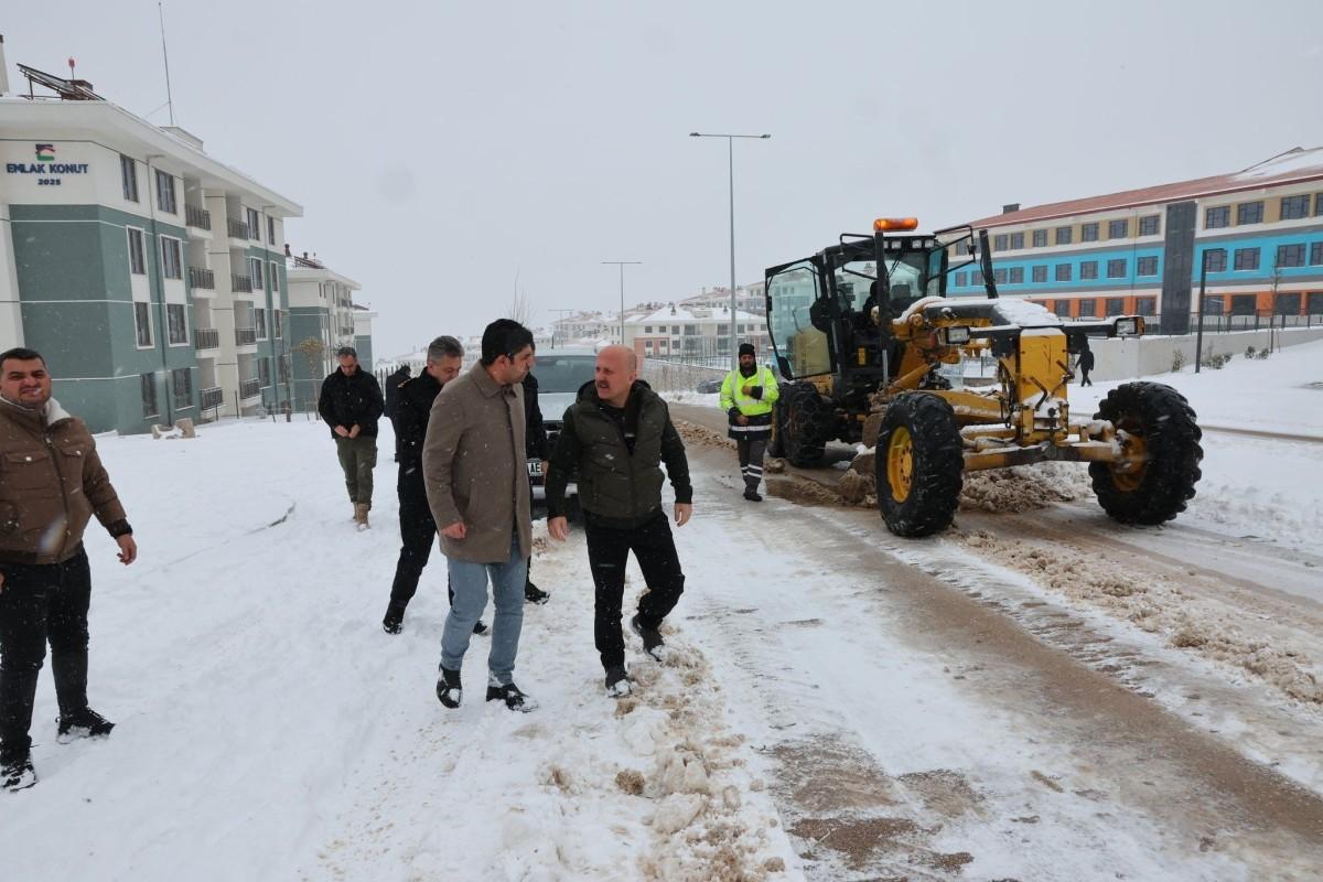 Adıyaman İndere’de Kar Mesaisi