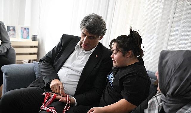 Başkan Kocaman'dan, Elanur Gençoğlu'na Anlamlı Ziyaret