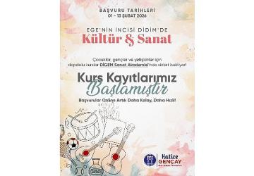 Ege'nin İncisi Didim'de Kültür ve Sanat Kursları Başlıyor