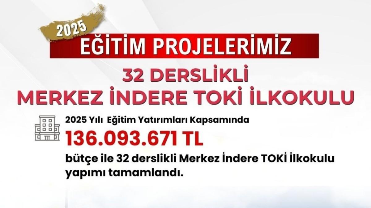 Adıyaman Valiliği’nden İndere’ye yeni eğitim yatırımı