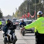 Adıyaman’da motosiklet ve motorlu bisiklet denetimleri sürüyor