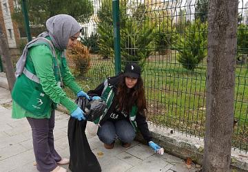 Beylikdüzü'nde Öğrencilerden Çevre Bilinci İçin Örnek Davranış