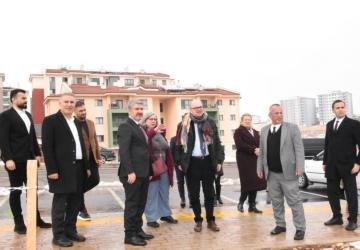 Dayanıklı şehirler projesi kapsamında Besni’de incelemeler yapıldı