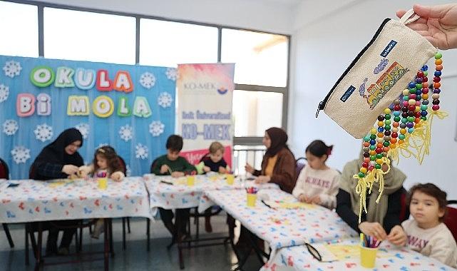 Minik KO-MEK'liler “Okula Bi' Mola"da buluştu