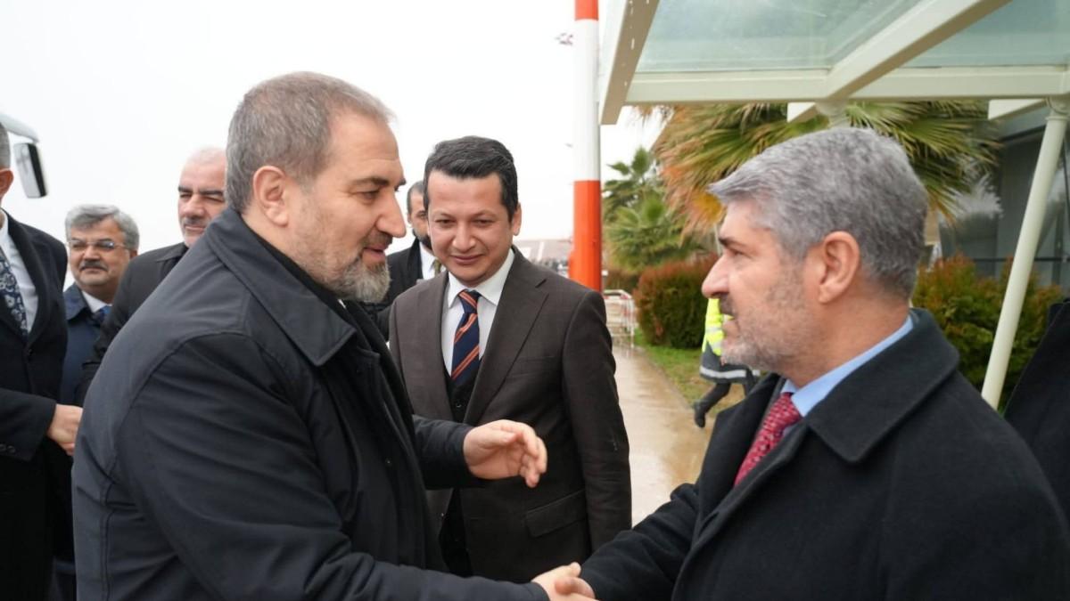 AK Parti Genel Başkan Yardımcısı Mustafa Şen, Besni Belediye Başkanı ile bir araya geldi