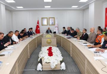 Cumhurbaşkanı Erdoğan’ın ziyareti öncesi Adıyaman’da güvenlik toplantısı