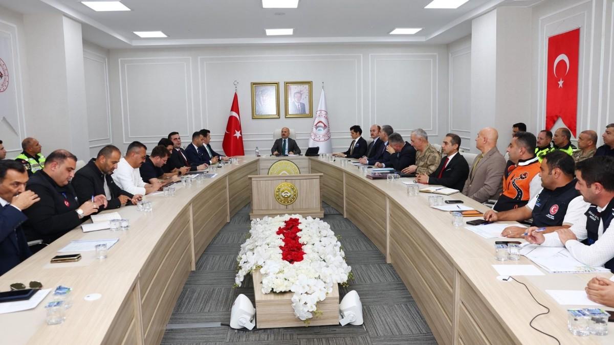 Cumhurbaşkanı Erdoğan’ın ziyareti öncesi Adıyaman’da güvenlik toplantısı