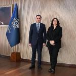 Başkan Çerçioğlu'na Aile ve Sosyal Hizmetler İl Müdürü Türkoğlu'ndan ziyaret