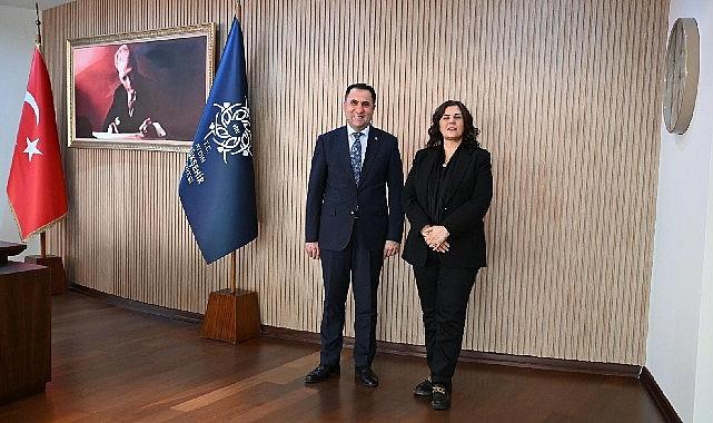 Başkan Çerçioğlu'na Aile ve Sosyal Hizmetler İl Müdürü Türkoğlu'ndan ziyaret