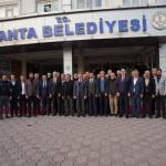 Bakan Yardımcısı Ahmet Aydın'dan Kahta Belediye Başkanı Hallaç'a ziyaret