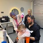 Kaan'ın ilk saç kesimi tatlı bir anıya dönüştü