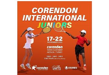 Corendon Tennis Club Kemer, kasım ayı boyunca ulusal ve uluslararası turnuvalara ev sahipliği yapıyor