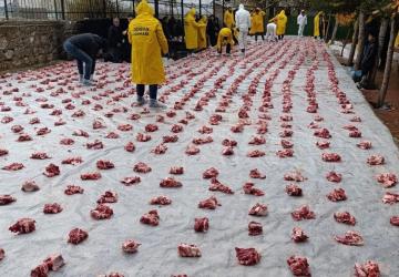 180 Yıllık Zerban Lokması Geleneği Bulam’da Büyük Katılımla Yaşatıldı