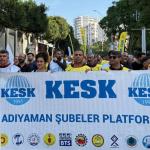 KESK Adıyaman Şubeler Platformu Adana’daki Bölge Mitingine Katıldı
