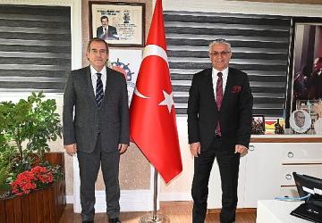 ATSO Başkanı Hacısüleyman'dan Başkan Topaloğlu'na ziyaret