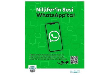 Nilüfer Belediyesi WhatsApp kanalı yayında