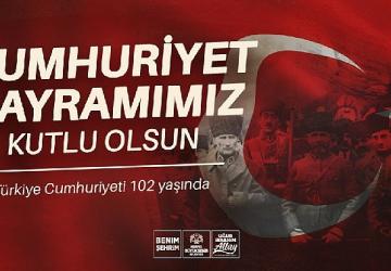 Başkan Altay: “Cumhuriyetimizin 102. Yılı Kutlu Olsun"