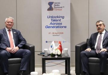 Bakan Tekin, OECD Genel Sekreteri Cormann ile görüştü