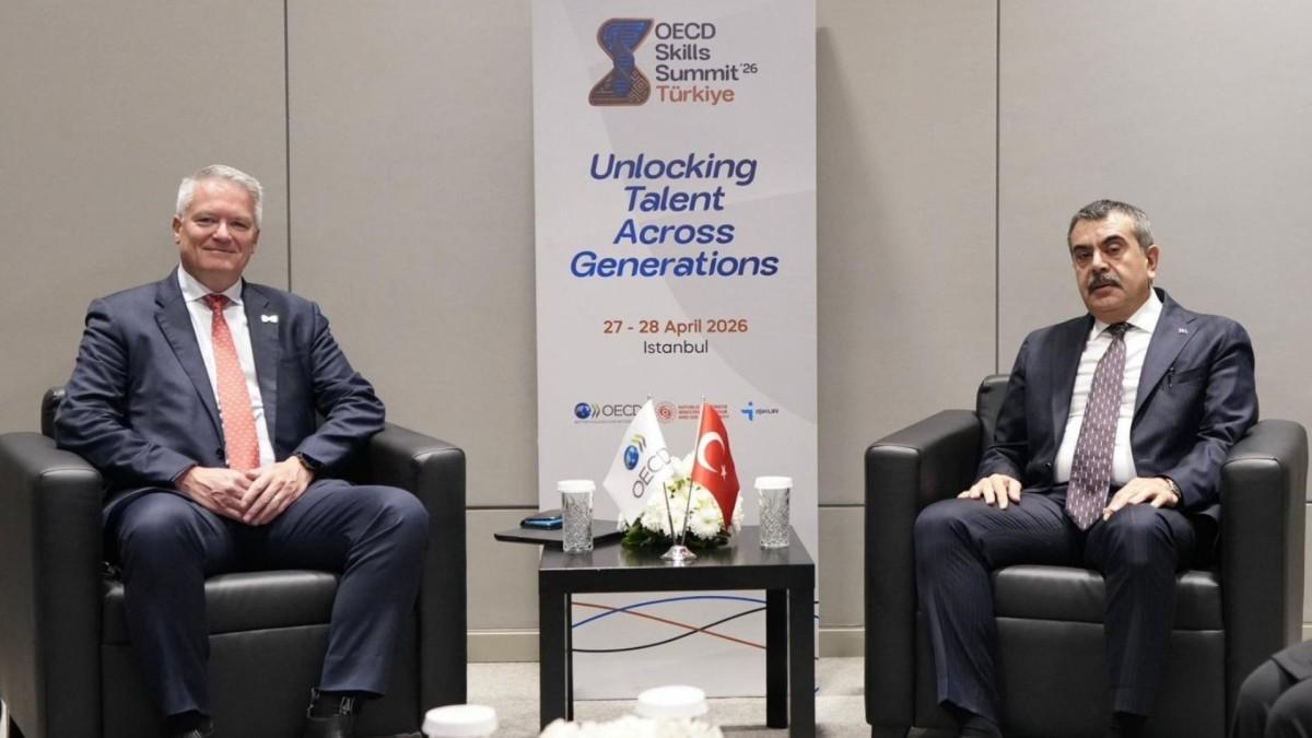 Bakan Tekin, OECD Genel Sekreteri Cormann ile görüştü