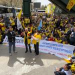 Eğitim-Sen Adıyaman Şubesi’nden MEB önünde nöbet eylemi